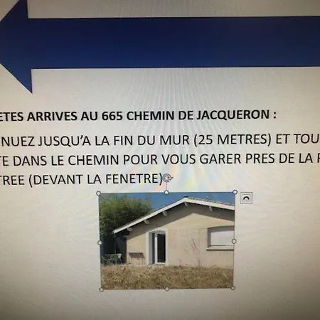 アパート Le Jacqueron Roche (Isere)